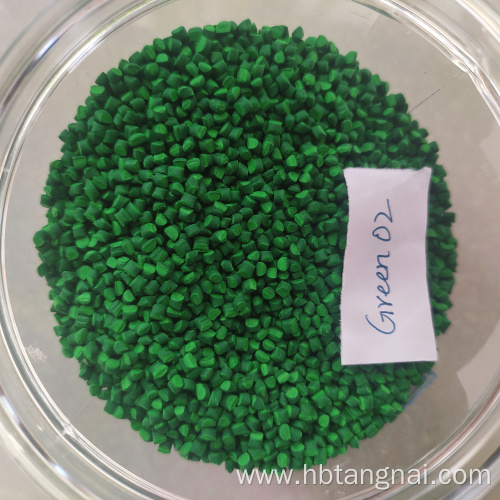 Green masterbatch for film blowing injection molding